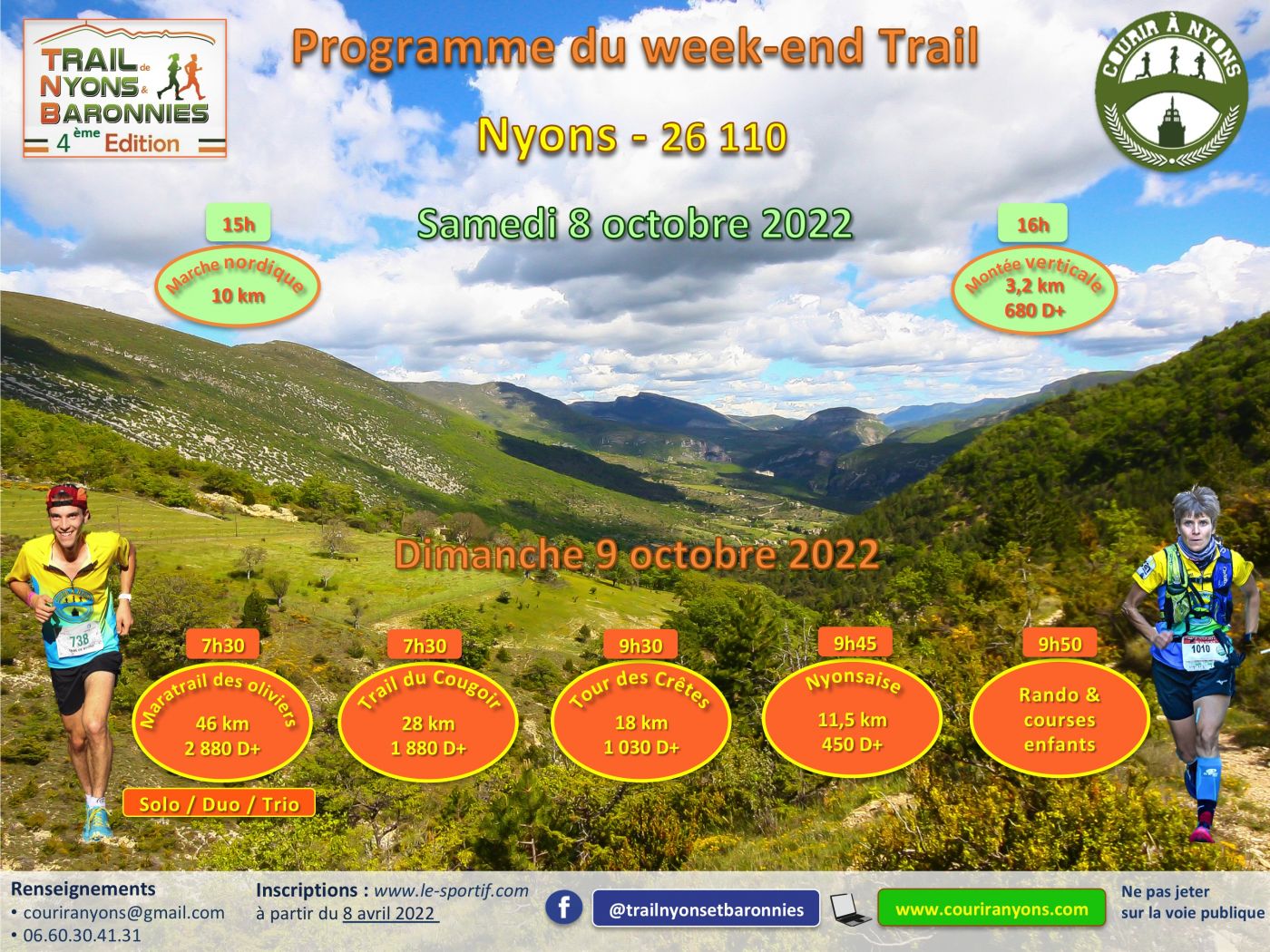 Trail de Nyons & des Baronnies Ville de Nyons